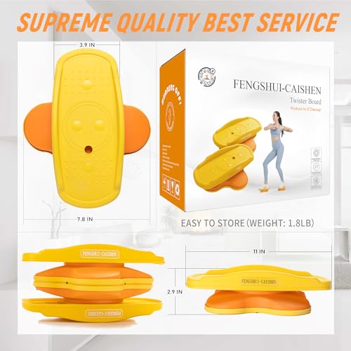 image for FENGSHUI-CAISHEN Ab Twister Board - Core Twister Exercise Board in Wor