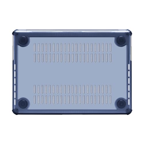 MOSISO Compatible with MacBook Pro 14 inch Case M5 2026 M4 M3 M2 M1 2025-2021 A3427 A3426 A3434 A3112 A3185 A3401 A2918 A2992 A2779 A2442,3 in 1 Kit Anti-Crack Hard Shell with TPU Bumper, Haze Blue by MOSISO - Image 8