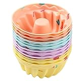 tchibo silikonmatte 【Vielseitige Anwendung】Ideal für Muffins, Gelatinen, Snacks, Brote, Gelee, Eis, Mousse Kuchen, Käsekuchen oder Schokoladen Dessert