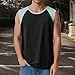 Men's Sports Tank Tops Sleeveless Wide Shoulder Vest for Spring and Summer Trendy Fashion Lightweight (Light Green, XL)