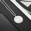 Arbre de Vie Viking Collier en Acier Inoxydable Argent Talisman Amulette Longue Chaîne Colliers Vintage Bijoux pour Hommes Cadeau #3
