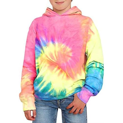Sweat à capuche enfant tie dye 3D imprimé pull tendance