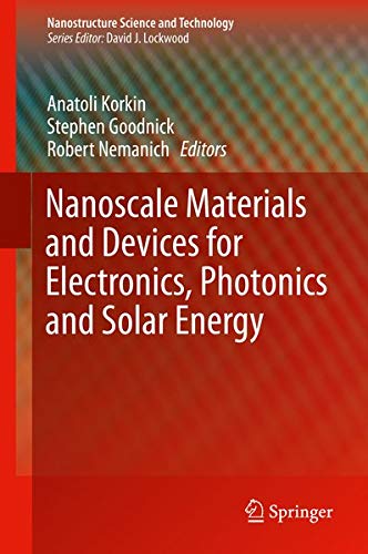 Buy Nanoscale Materials and Devices for Electronics Photonics and Solar Energy — BookShops.in