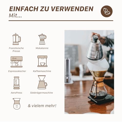 Foto von Henry Charles Manuelle Kaffeemühle mit Einstellbarem Mahlgrad - Kaffeemühle mit Keramikmahlwerk - Handkaffeemühle für frischen Espresso zu Hause, im Büro oder auf Reisen - Inklusive Tragetasche