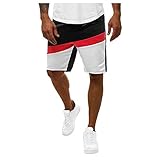 Zarupeng Sporthose Herren Kurz Hosen Laufhose kurze Hose Trainingshose Shorts Sport Jogginghose Männer Fußballhose Jungen Schnelltrocknend mit Tasche Laufshorts Tennishose Schnell Trocknend