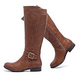 Ruiee Women's Knee High Boots - Comfortable Wide Calf...