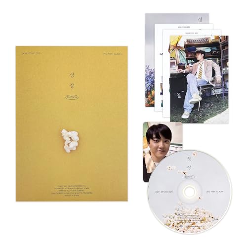 EXO D.O. - 3rd Mini album [BLOSSOM (성장)] (POPCORN Ver.) Photo Book + CD-R + Postcard + Folded Poster + Photo Card + Sticker + 2 Extra Photocards