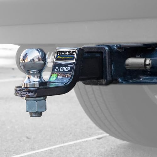 Reese Interlock Trailer Hitch Ball Mount Security Kit with 2\" Hitch Ball and Bent Pin Receiver Lock, Fits 2\" Square Receiver, 6000 lbs Capacity - Thumbnail 6