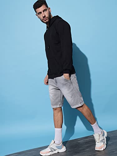Image of Men's Cotton Blend Hooded Sweatshirt