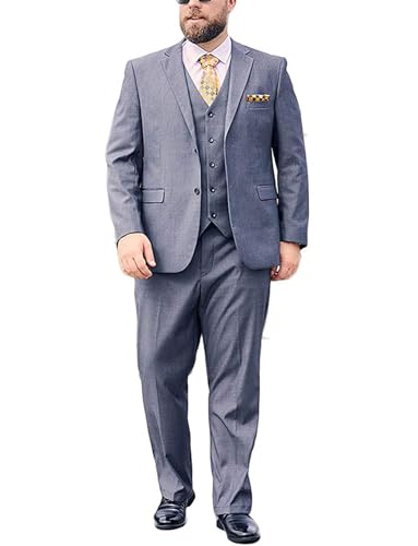 Costume 3 pièces homme avec veste gilet et pantalon élégant