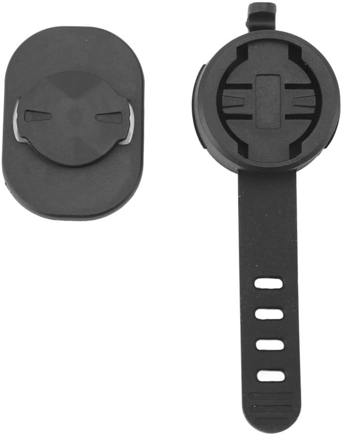 Bike Computer Mount for Garmin – Lightweight Plastic Handlebar Phone Holder & Front Stem Mount for Road/Mountain Cycling (Black, 1.97"x1.38")‌