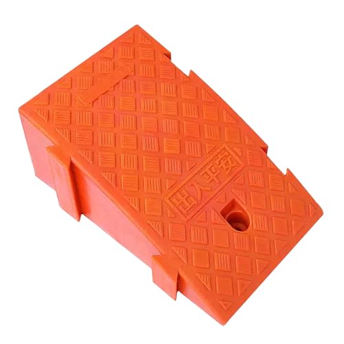 Rampa de bordillo de pvc portátil naranja 19 cm alto miniatura 1