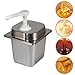Imagen de ＡＷＨＡＯ Dispensador de Salsas Manual para Cocina Estación de Condimentos con Bomba Reutilizable y Botella para Café Reuniones Familiares