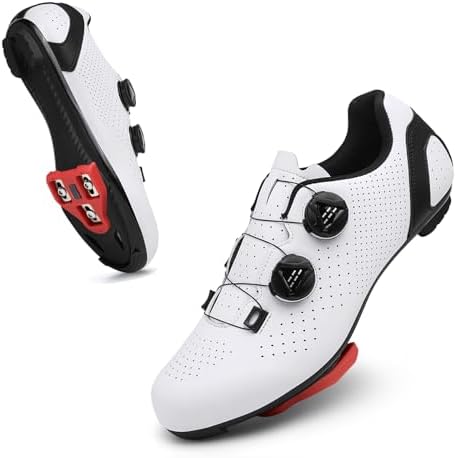 YIHOODA Fahrradschuhe Herren Damen Rennradschuhe Kompatibel mit Peloton | Rennrad Schuhe Männer Kompatibel mit SPD, SPD-SL & Look Delta Klickpedale, Radschuhe für Spinning & Indoor