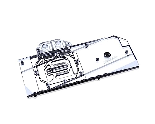 Bykski �t���J�o���b�W GPU �E�H�[�^�[�u���b�N�ƃo�b�N�v���[�g Leadtek GeForce RTX 4070 Ti �n�C�p�[�u���C�� (N-LE4070TI-X)