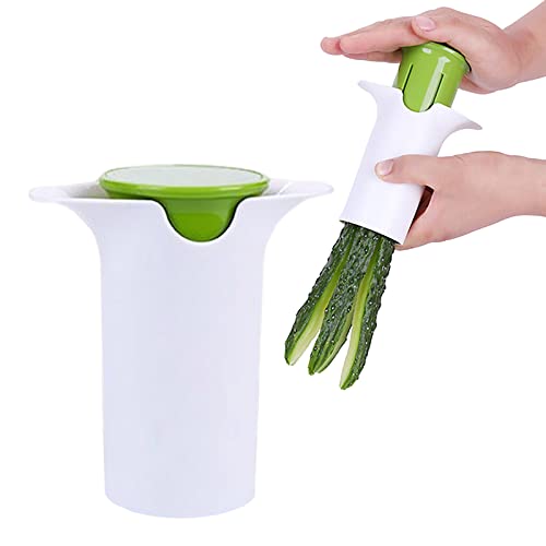 YAWALL Cortador de zanahoria uva fresa cortador de pepino herramienta para cocina vegetal fruta multifunción Cover