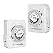 DEWENWILS Indoor Outlet Lamp Timer, 24 Hour Mechanical, Plug in Light Timer with 2 Polarized Outlets for Light, Electrical Outlets, Grow Light,Aquarium 15 A 1/2 HP ETL Listed, 2 Pack