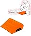 LVYIQI Cojín Lumbar Inflable, Almohada de Viaje para Silla de Yoga, Silla de Yoga, Silla de Postura Triangular Grande, Naranja