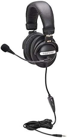 Egghead Stereo Headset with Boom Microphone