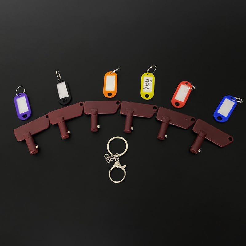 Image of Spare Mini Red Key for Battery Disconnect Isolator Power Kill Switch Fit for Marine Car Boat RV ATV Auto Truck (6PCS)