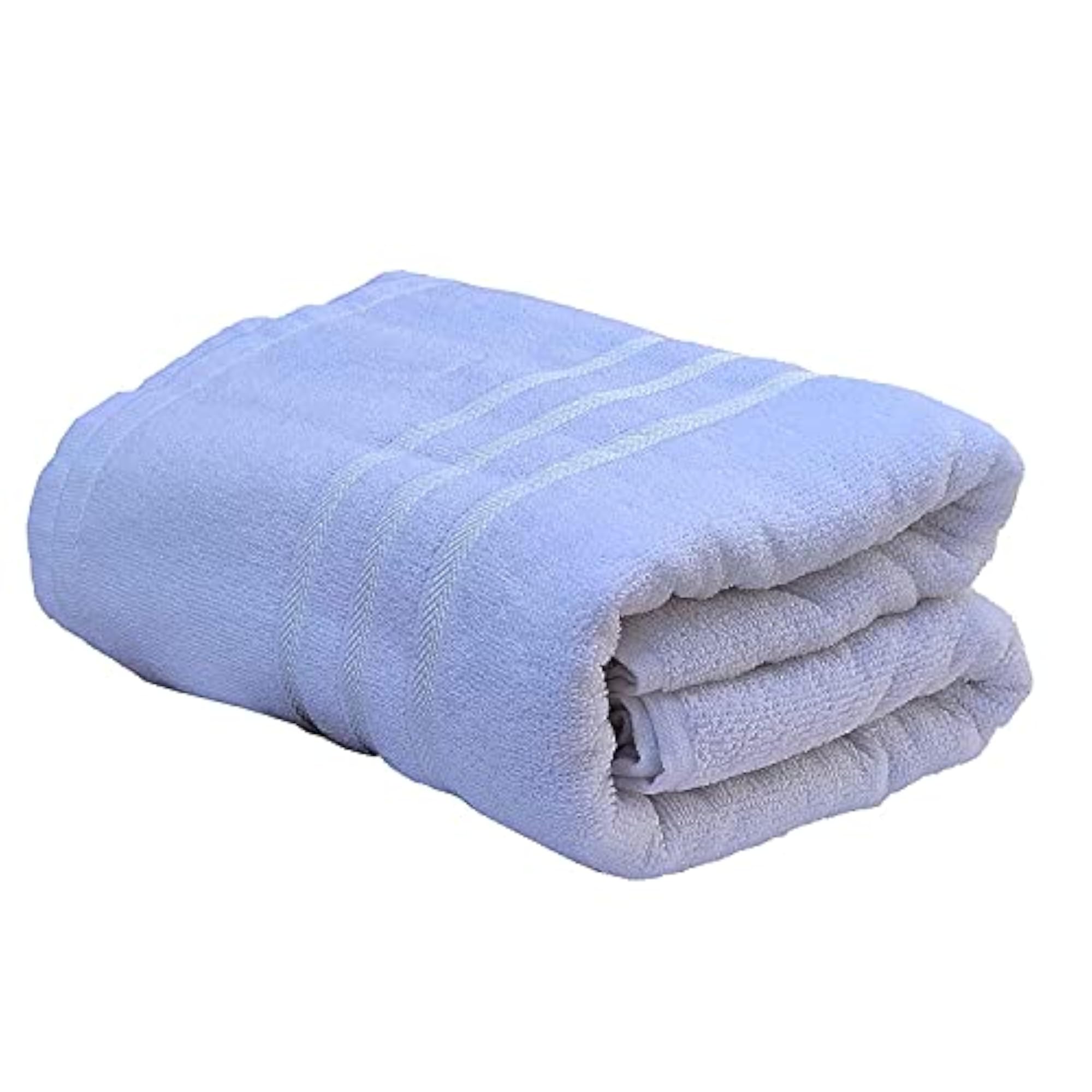 White Cotton Bamboo Bath Towels, Super Soft Absorbent