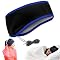 CozyPhones Sleep Headphones - Over Ear Headphones from Ultra Thin Cool Mesh Wired for Side Sleepers, Meditation, Running, Laptop, and Phone - Blue