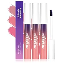 JEMPET Peel Off Lip Stain Lip Tint Set - 3 Pcs Long Lasting, Transfer Proof & Waterproof Matte Finish Lip Gloss