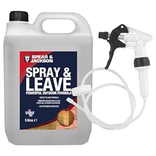 Spear and Jackson - 5L Spray and Leave Ready to Use formula with Long Hose Trigger Spray