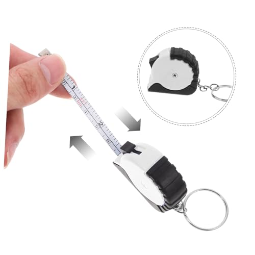 Cinta métrica retráctil Holibanna 10 piezas portátil miniatura 3