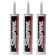 North Americas Premiere Silicone-Free Adhesive and Sealant - One-Part and Fast-Drying Waterproof Industrial Sealer for Vehicle Assembly and Repair - 300ML - 3 Pack - White Color