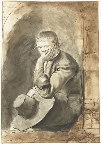 Affiche artistique L'homme de Zittende par Jurriaan Cootwijck, impression toile salon 60x90cm