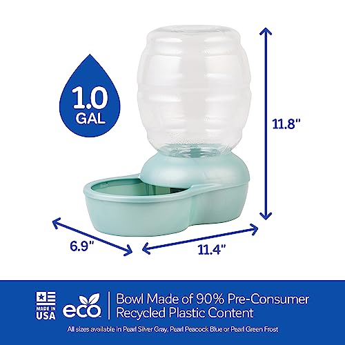 Petmate Replendish Automatic Gravity Waterer for Cats and Dogs, BPA-Free, No Batteries Required, Includes Charcoal Filter, 1 Gallon, Made in USA by Petmate - Image 3