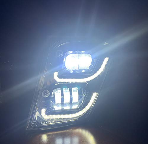 QSC Truck Parts Full LED Performance Fog Light Lamp Left Right Pair Compatible with Volvo Vn Vnl Truck 03-17 by QSC Truck Parts - Used condition - Image 2