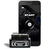 Berryking Autogenie Blue II ECHTZEIT-Daten am Android Handy OBD2 Mini Diagnose-Gerät Torque Auto Car PKW KFZ OBD 2 Bluetooth Fehler-Speicher Lesen und Löschen Fehlercode und Batterie Test