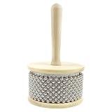 Hand Shaker Cabasas – Instrument À Poignée En Bois, Créateur De Rythme De Perles En Acier,...