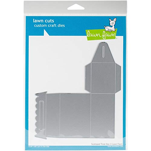 Lawn Fawn Lawn Cuts Custom Craft Die - Scalloped Treat Box (Lf1232) #TOP1