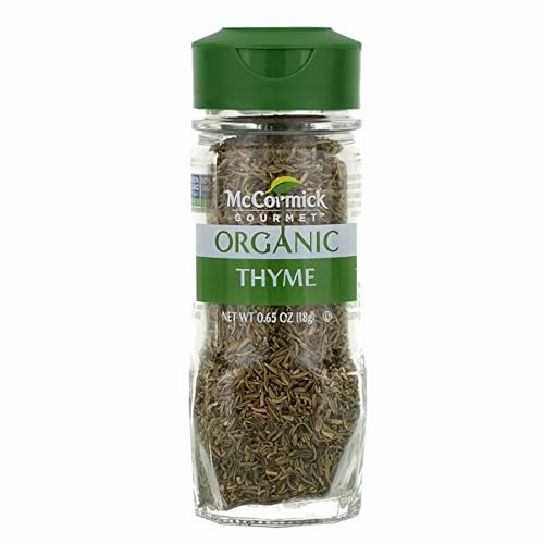 McCormick Gourmet Organic Thyme Leaves 0.65 oz (Pack of 6)