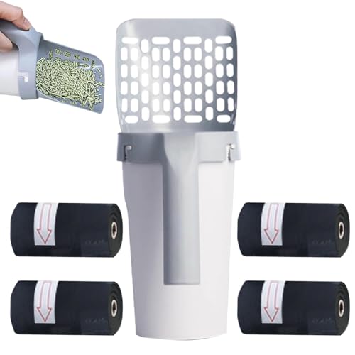 Colher para caixa de areia para gatos, Colher para caixa de areia - Levantador de Pooper para gatos,