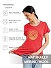 METARINO Merino Wool T-Shirt Women Short Sleeve Li... #3