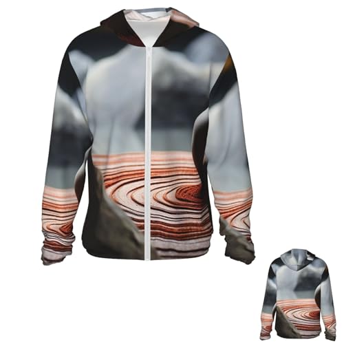 Chaqueta Hombre protección solar UPF 50+ con capucha miniatura 1