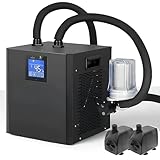 Cold Plunge Chiller for Tubs, 1/3 HP Ice Bath Chiller with Filter and Water Pump,Cooling System Water Chiller for Ice Bath Tubs - Cold Plunge for Home Recovery Unit Double Pumps