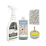 MARBEC KIT CRISTALLO DOCCIA Kit Completo per la Pulizia e la Rimozione di Calcare dai Cristalli del Box Doccia