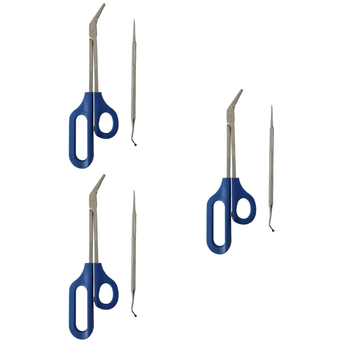 minkissy 3ensembles Kit De Manucure Et Pédicure Acier Inoxydable Ensemble De Soins Pour Coupe- Ergonomique Pour Usage Domestique Et Extérieur