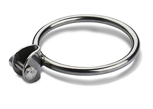 ARBO-INOX Bootshaken Haltering Edelstahl anschraubbar