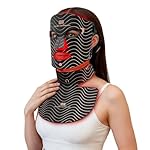 Red Light Therapy Mask for Face & Neck – 4 Light Modes with 850nm NIR, Red, Yellow & Blue LED Light Therapy, 2600mAh Rechargeable LED Face Mask for Anti-Aging, Skin Firming & Radiant Glow at Home