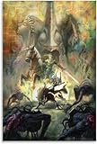 Vintage Posters Art Posters Aesthetic Poster Zelda Twilight Princess Wall Art Paintings Poster for Room Aesthetic Posters & Prints on Canvas Wall Art Poster for Room (08×12inch,Unframed)