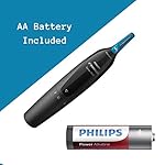PHILIPS Norelco Nose Hair Trimmer, Detail Trimmer for Nose, Ears and Eyebrows with Sided Blade System for Precision