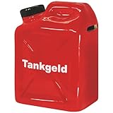 tankgutschein deutschlandweit LIEFERUMFANG: 1 Spardose Spardose Benzinkanister Tankgeld, 9,0 cm x 12,0 cm x 6,0 cm (B x H x T)