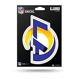 Rico Industries NFL Football Los Angeles Rams 5" x 7" Vinyl Die-Cut Decal - Car/Truck/Home Accessory