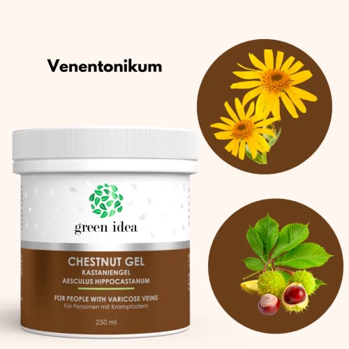 green idea - Rosskastanienmassagegel gegen Krampfadern - Rosskastaniengel und Arnika - Bei Krampfadern und Hämeroiden… - Image 4